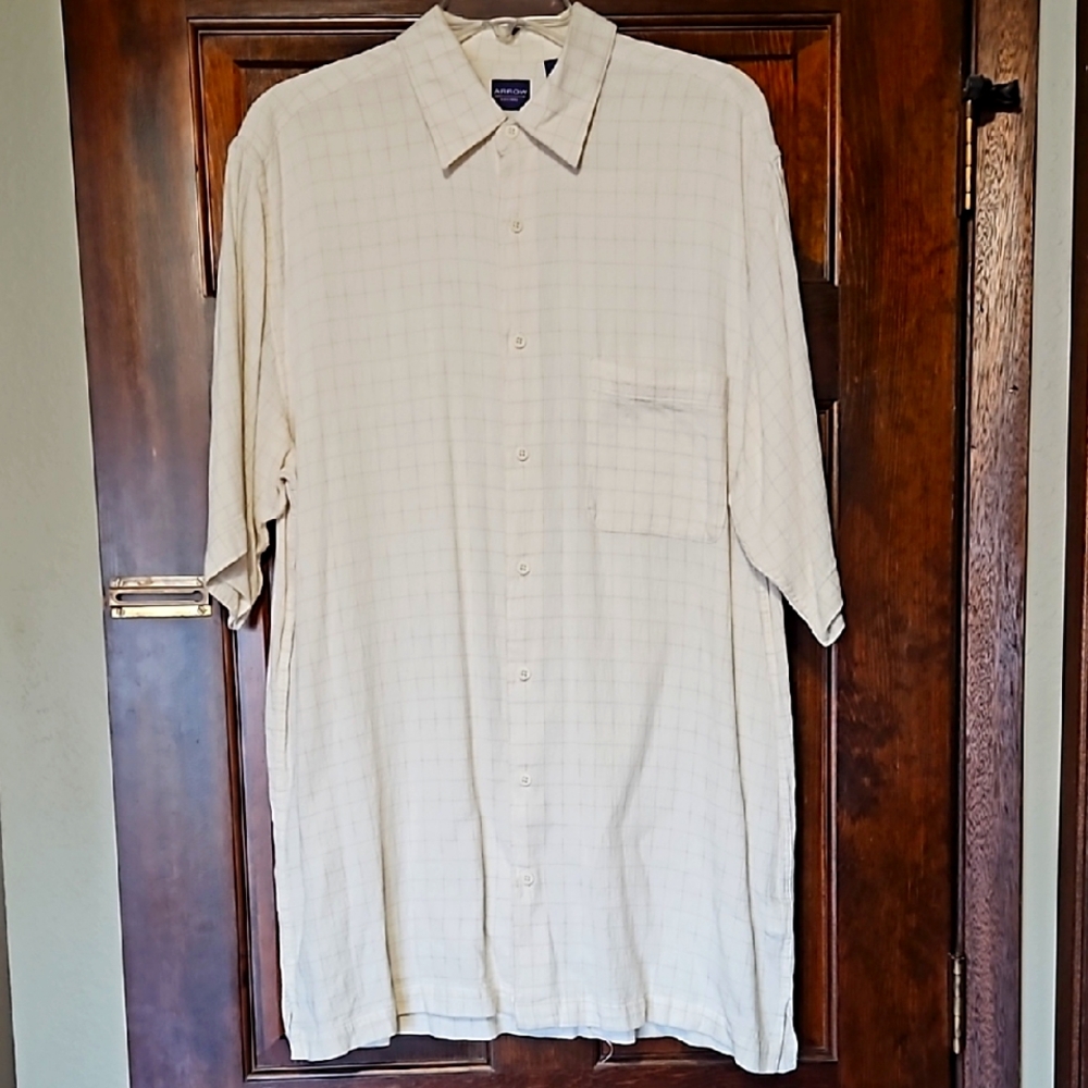Men's Arrow summer weave shirt, large tall